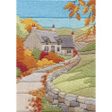 Derwentwater, kit Long Stitch Seasons - Autumn Cottage (DWMLS11)