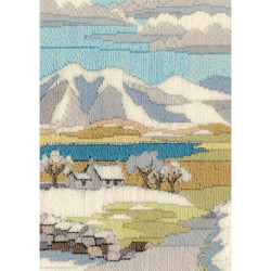 Derwentwater, kit Long Stitch Seasons - Mountain Winter (DWMLS4)