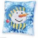 Diamond Dotz, kit diamant coussin niveau 1 - LE BONHOMME DE NEIGE (DDP2034)