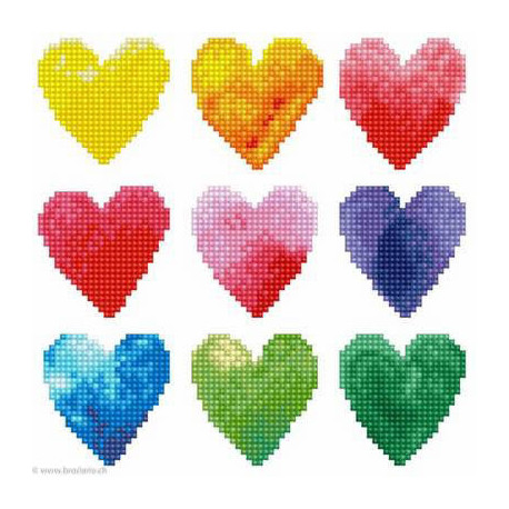 Diamond Dotz, kit diamant niveau 1 Love Rainbow (DD3026)