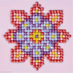 Diamond Dotz, kit diamant niveau 1- MANDALA FLEUR 2 (DDS030)