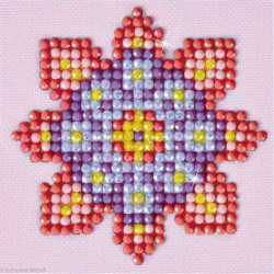 Diamond Dotz, kit diamant niveau 1- MANDALA FLEUR 2 (DDS030)