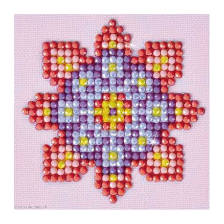 Diamond Dotz, kit diamant niveau 1- MANDALA FLEUR 2 (DDS030)