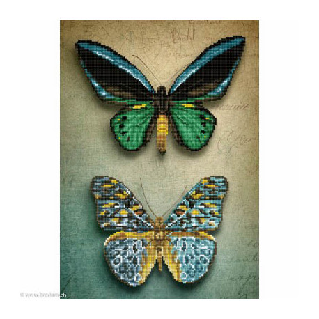 Diamond Dotz, kit diamant niveau 2 Antique Butterflies (DD9064)