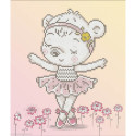 Diamond Dotz, kit diamant niveau 2 Ballet bear (DD5057)