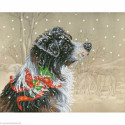 Diamond Dotz, kit diamant niveau 2 Christmas Collie (DD10036)