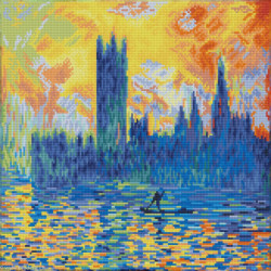 Diamond Dotz, kit diamant niveau 2 London Parliament, monet (DD10038)