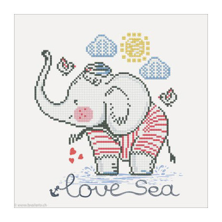 Diamond Dotz, kit diamant niveau 2 Love Sea (DD5061)