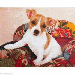 Diamond Dotz, kit diamant niveau 2 Patchwork Pup (DD10049)