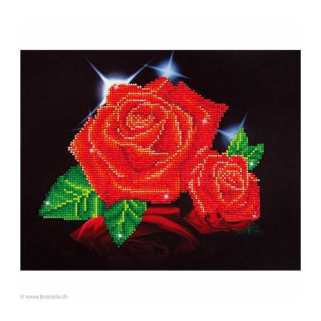 Diamond Dotz, kit diamant niveau 2- ROSES ROUGES (DD5002)