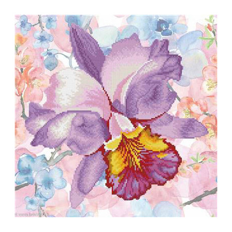 Diamond Dotz, kit diamant niveau 2 Sparkle Garden mauve (DD5050)