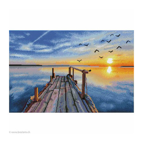 Diamond Dotz, kit diamant niveau 2 Sunset Jetty (DD12051)