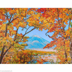 Diamond Dotz, kit diamant niveau 3 Autumn Mountain (DD13027)