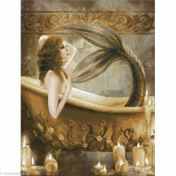 Diamond Dotz, kit diamant niveau 3 Bath Time Mermaid (DD12037)