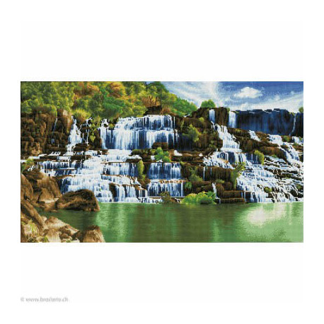 Diamond Dotz, kit diamant niveau 3- Pongour Waterfall (DD14004)