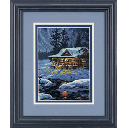 Dimensions Gold, kit Moonlit Cabin (DIM65007)