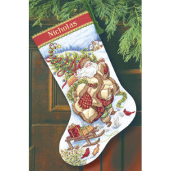 Dimensions Gold, kit Santa's Journey Stocking (DIM08752)