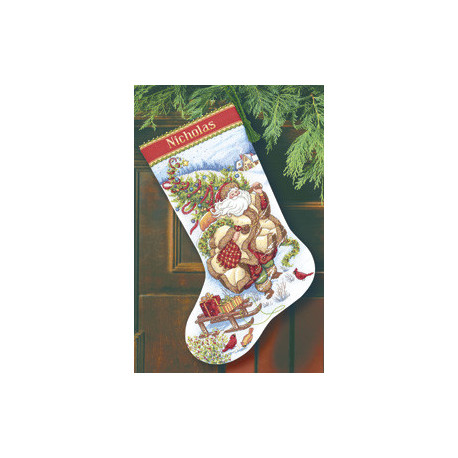 Dimensions Gold, kit Santa's Journey Stocking (DIM08752)