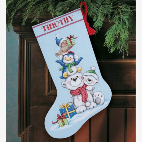 Dimensions Gold, kit Stack and Critters Stocking (DIM08840)