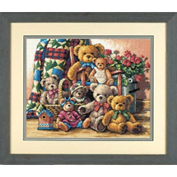 Dimensions Gold, kit Teddy Bear Gathering (DIM35115)