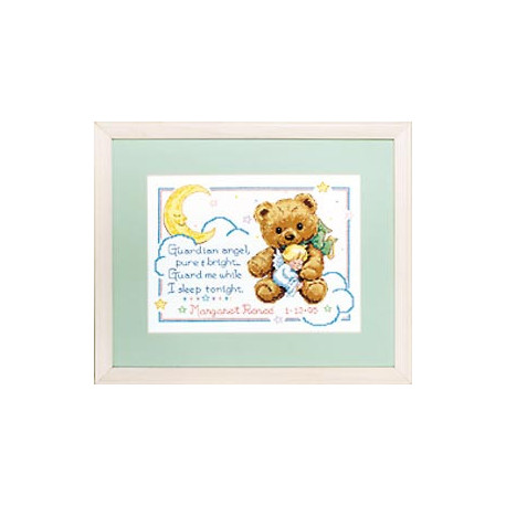 Dimensions Sunset, kit Cuddly Bear Birth Record (DIM13591)