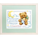 Dimensions Sunset, kit Cuddly Bear Birth Record (DIM13591)