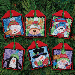 Dimensions, kit Christmas Pals Ornaments (DIM08842)