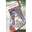 Dimensions, kit Cute Carolers Stocking (DIM08751)