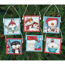 Dimensions, kit Frosty Friends Ornaments (DIM08940)