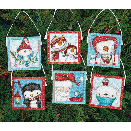 Dimensions, kit Frosty Friends Ornaments (DIM08940)