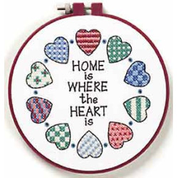 Dimensions, kit imprimé Home and Heart (DIM72408)