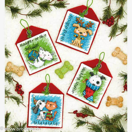 Dimensions, kit Ornament Pets pour 4 petites supenses (DIM08907)