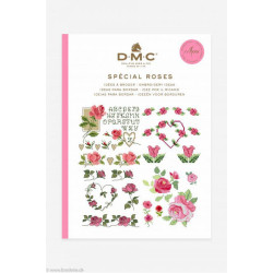DMC, catalogue mini, motifs Roses (DMC15821)