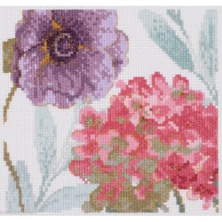 DMC, kit Aquarelle Hortensia et pivoine (DMC-BL1168)