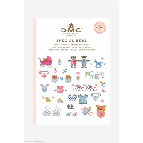 DMC, mini-livre Spécial Bébés mini motifs (DMC15626B)