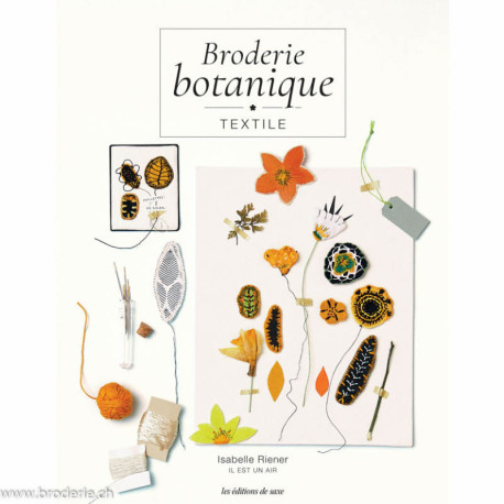 Editions de Saxe, Livre Broderie botanique (MLAB369)
