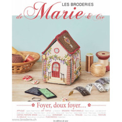 Editions de Saxe, Livre les broderies de Marie - doux foyer (E4621020)