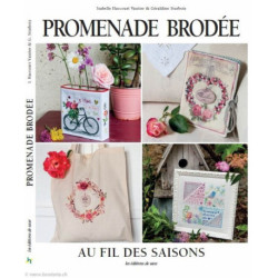 Editions de Saxe, Livre Promenade brodée au fil des saisons (MLAB306)