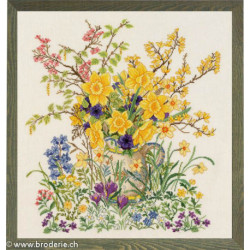Eva Rosenstand, kit vase et fleurs printanières (EV14-358)