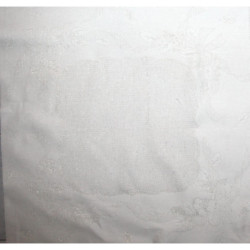 Graziano, tissu de noël damassé blanc cassé lamé de fils dorés (TA8279)