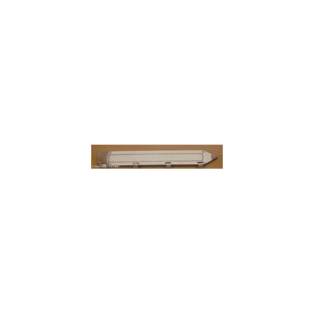 La Cigogne qui brode, suspense en bois 45cm Crayon (CIG109)