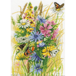 Lanarte, kit Marjolein Bastin Fleurs sauvages et papillons (LA0197261)