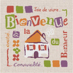 LiliPoints, Grille Bienvenue - la maison du bonheur (W002)