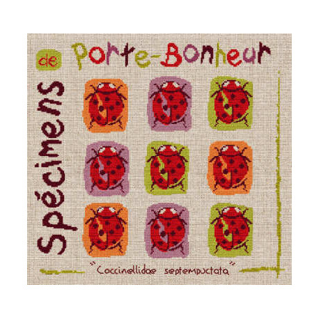 LiliPoints, Grille Bonheur - les coccinelles (BN003)