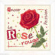 LiliPoints, Grille Côté jardin - La rose rouge (J015)