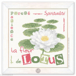 LiliPoints, Grille Côté jardin - Le Lotus (J018)