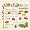 LiliPoints, Grille Gourmandise - confiture de cerises (G006)