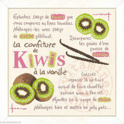 LiliPoints, Grille Gourmandise - Confiture de Kiwis (G026)