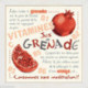 LiliPoints, Grille Gourmandise - Jus de Grenade (G029)