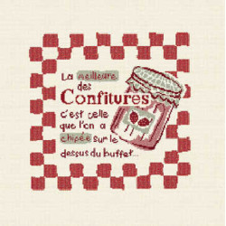 LiliPoints, Grille Gourmandise - La confiture (G004)